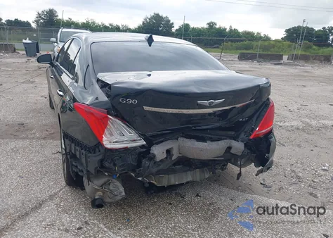 2017 Genesis G90 3.3T Premium из США, поврежденный, VIN KMHG34JA3HU027732